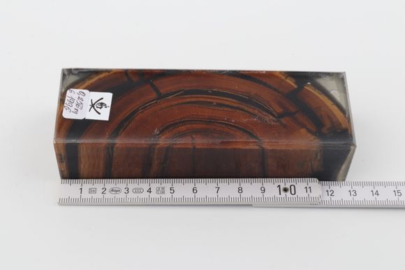 Stabilised mammoth ivory block