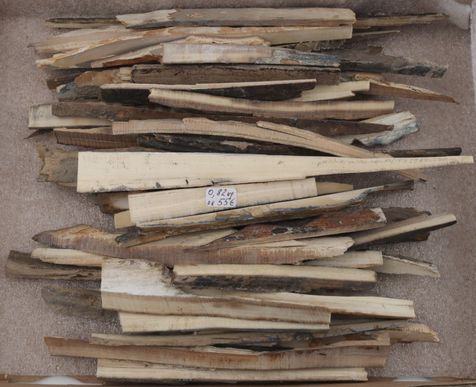 Natural mammoth ivory offcuts