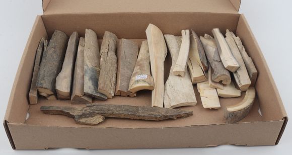 Untreated mammoth bark offcuts