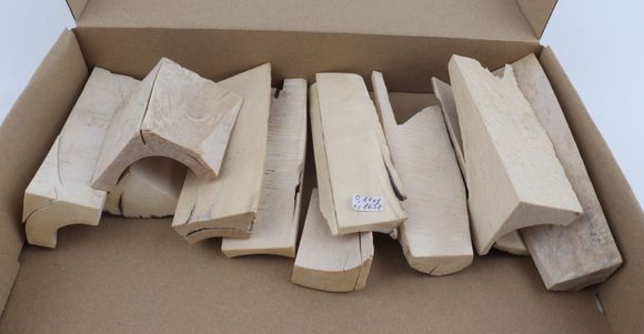 White mammoth ivory offcuts