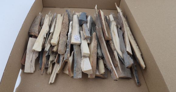 Raw mammoth ivory offcuts