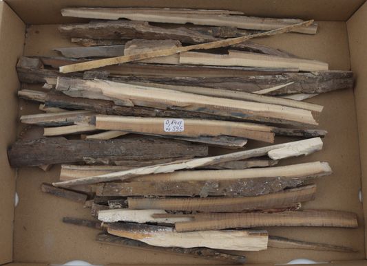 Raw mammoth ivory offcuts