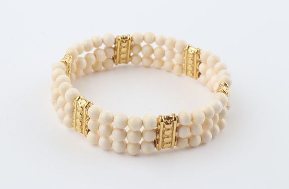Agra Mammoth Ivory Bracelet