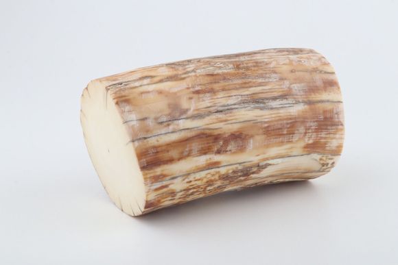 Round mammoth ivory piece