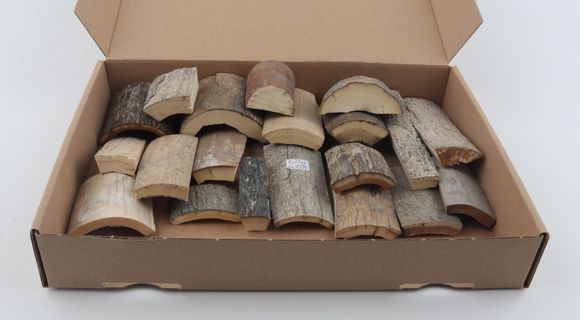 Raw mammoth bark pieces