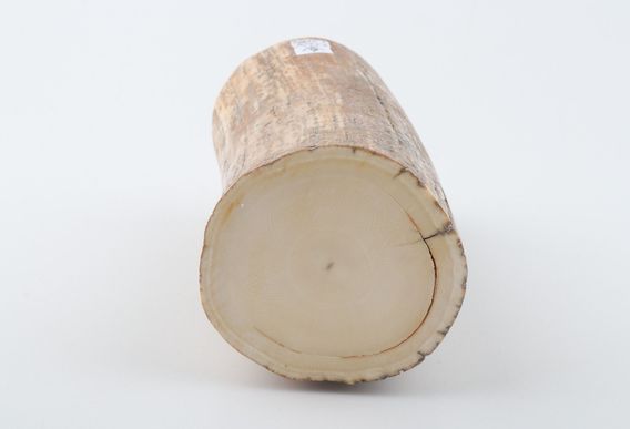 Round mammoth tusk piece