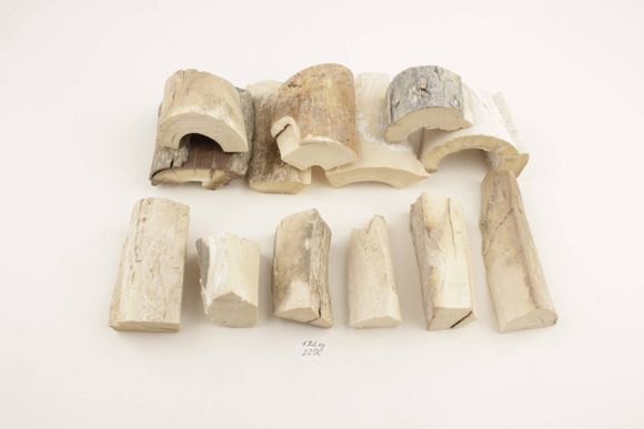 Untreated mammoth ivory offcuts
