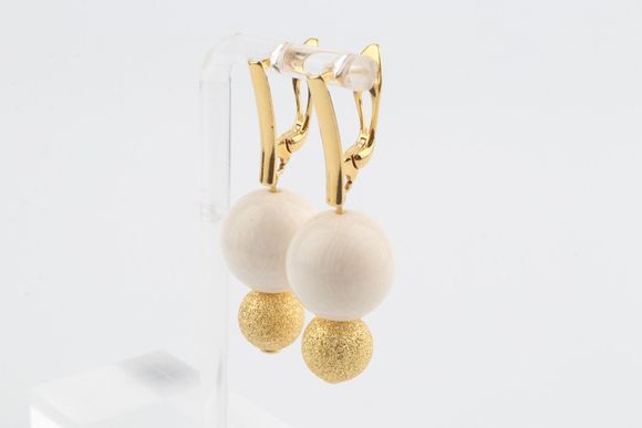 Elegant Mammoth Ivory Earrings