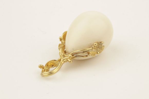 Mammoth Ivory Egg Pendant