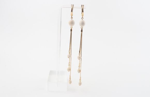 Dangle Mammoth Ivory Earrings
