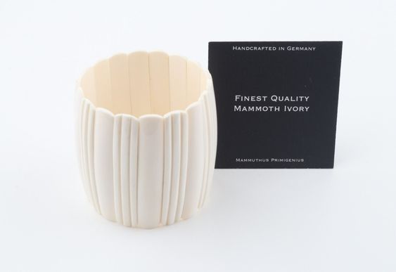 Mammoth ivory cuff bracelet