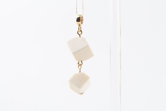 Geometric Mammoth Ivory Pendant 