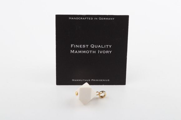 Geometric Mammoth Ivory Pendant 