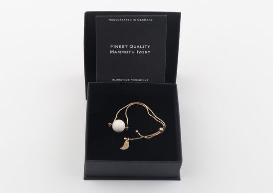 Adjustable Bracelet with Mammoth Ivory