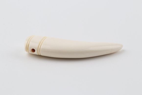 Carved mammoth ivory pendant