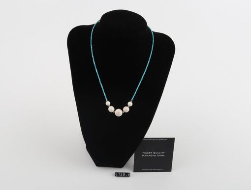 Mammoth Ivory and Turquoise Necklace