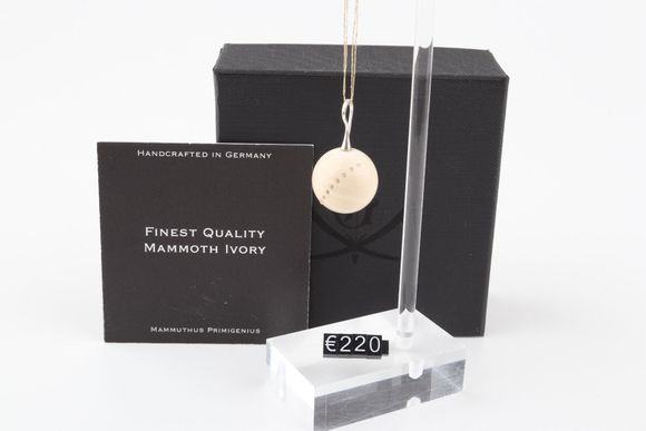 Mammoth Ivory Ball Pendant
